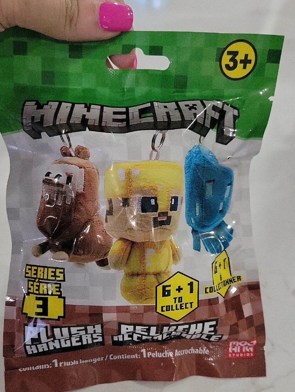 Minecraft Plush Keychain - Yellow Plush Hanger